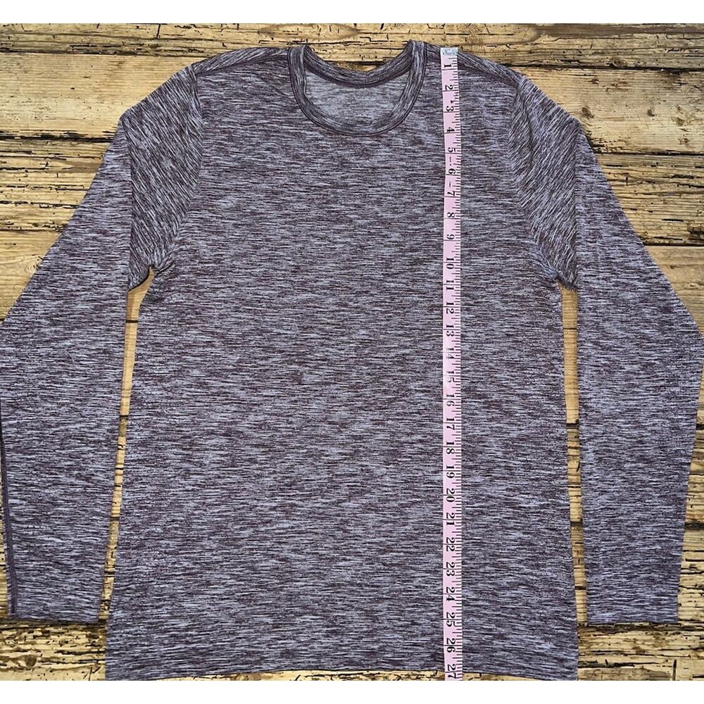 Lululemon Swiftly Tech Long Sleeve 2.0 Mens M Wee Are From Space Black Cherry - Picture 3 of 8